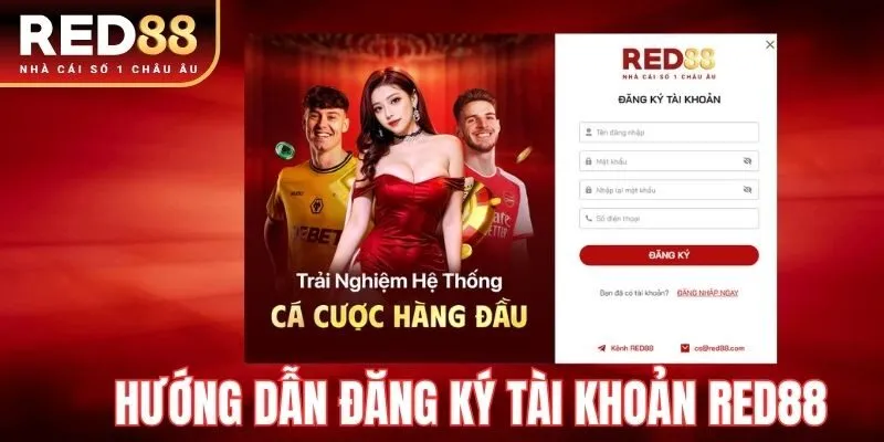 Red88 - red88.com: Link tham gia nhà cái thể thao red88 T9/2026 15 Cách đăng ký tài khoản RED88 cho hội viên mới